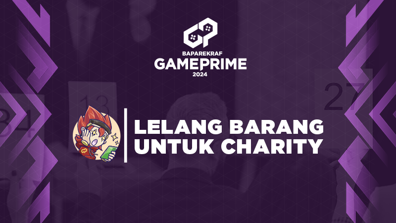 Ikuti Lelang Barang untuk Donasi di Baparekraf Game Prime  2024